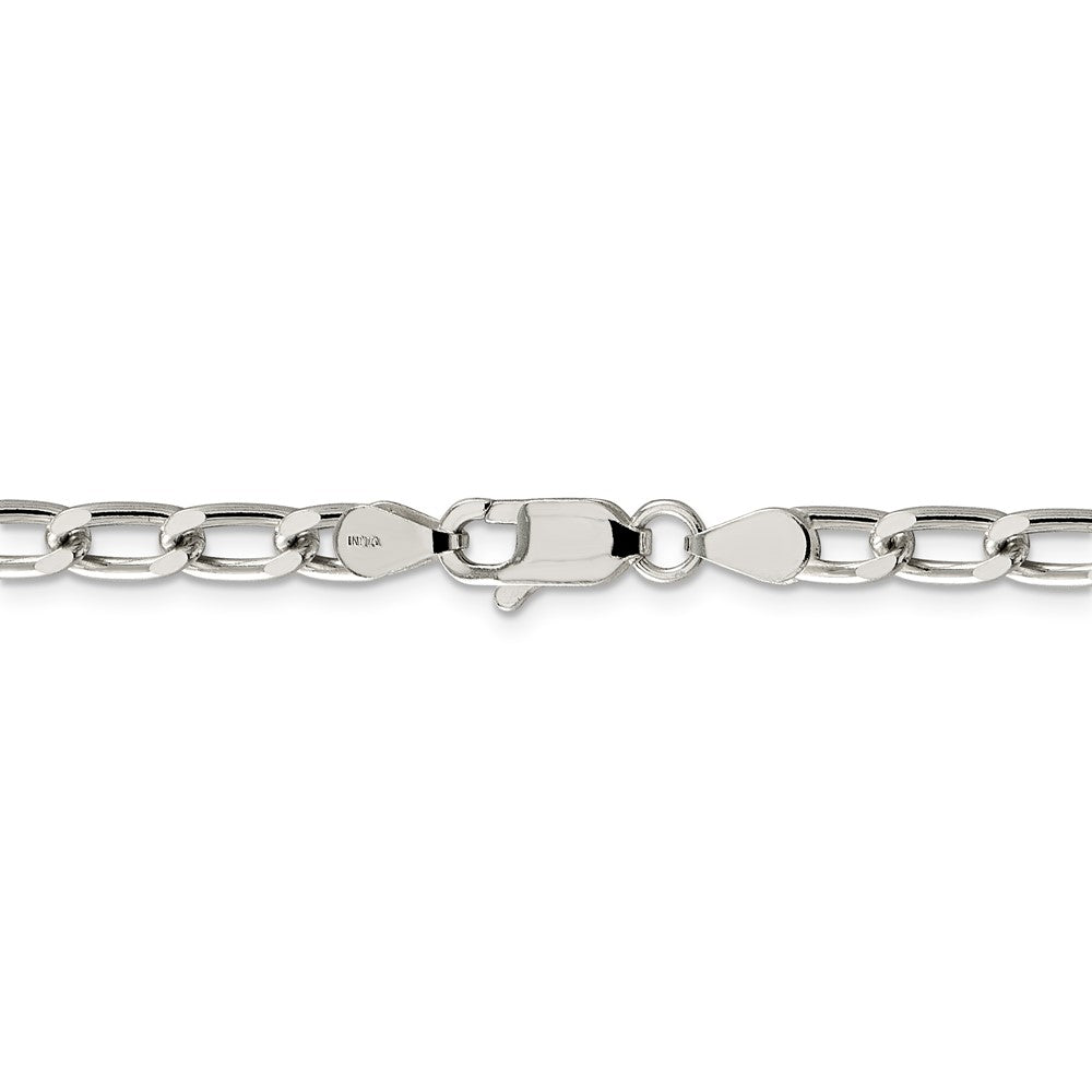 Sterlingsilber 5.1mm Offen Glieder Halskette