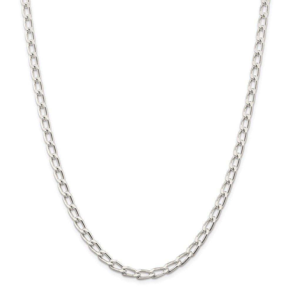 Sterlingsilber 5.1mm Offen Glieder Halskette