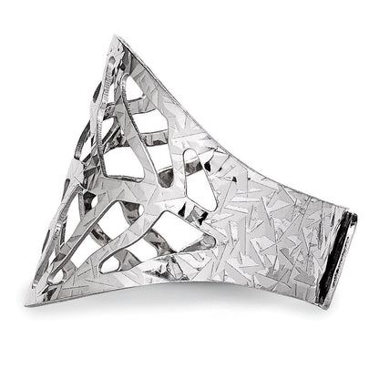 Sterlingsilber Rhodiniert Verstellbar Ring