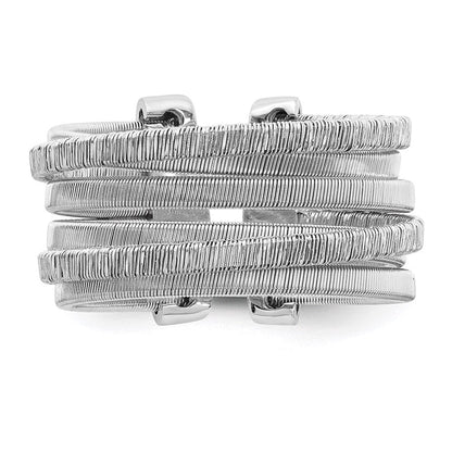 Sterlingsilber Rhodiniert Verstellbar Ring