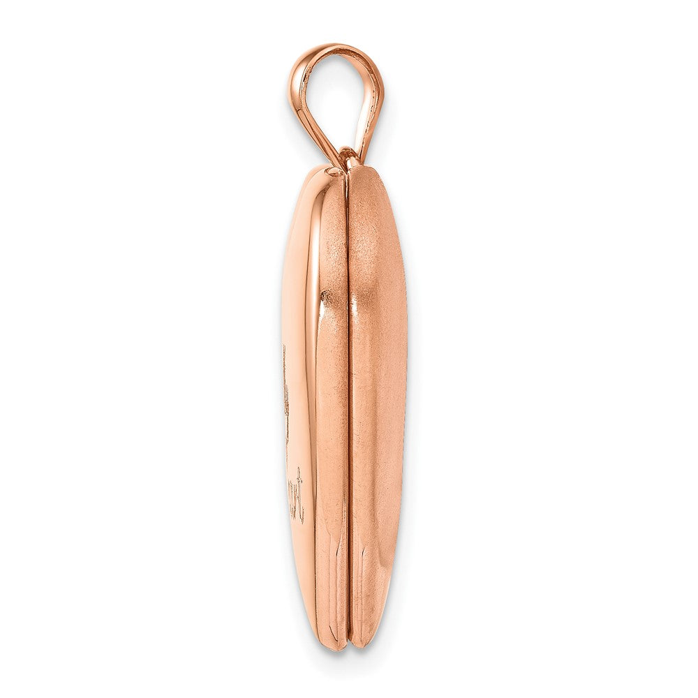 Sterlingsilber Roséfarben für Immer in My Herz Ash Halter Medaillon