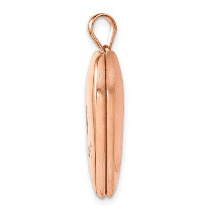Sterlingsilber Roséfarben für Immer in My Herz Ash Halter Medaillon