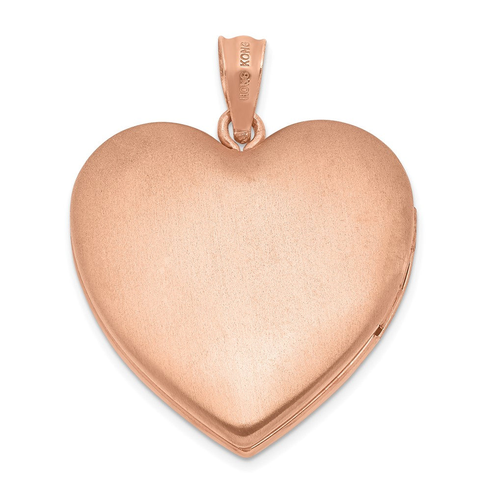 Sterlingsilber Roséfarben für Immer in My Herz Ash Halter Medaillon