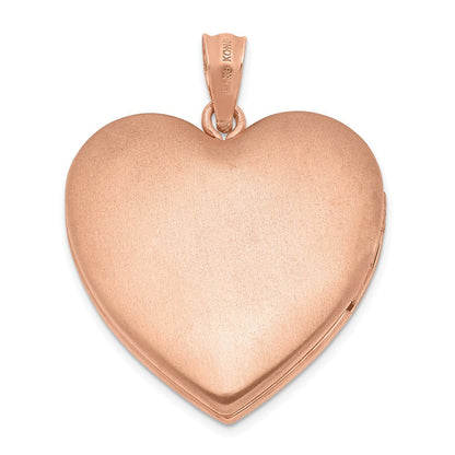 Sterlingsilber Roséfarben für Immer in My Herz Ash Halter Medaillon