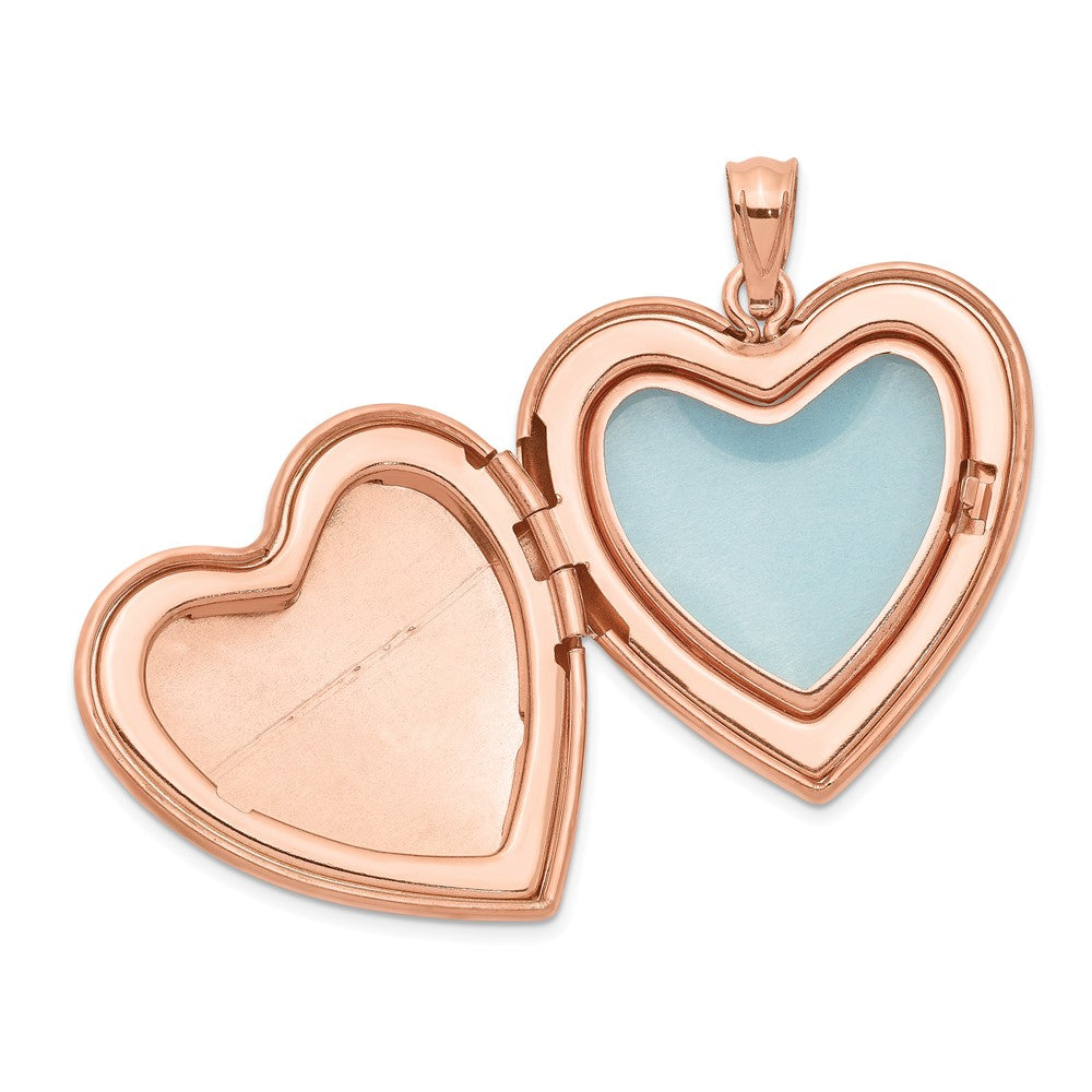 Sterlingsilber Roséfarben für Immer in My Herz Ash Halter Medaillon