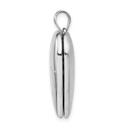 Sterlingsilber Rhodiniert Immer mit You Ash Halter Herz Medaillon