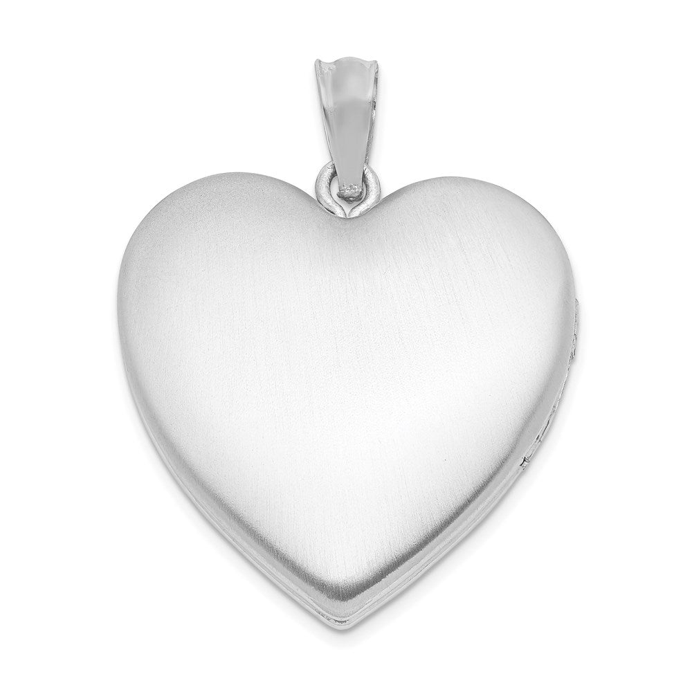 Sterlingsilber Rhodiniert Immer mit You Ash Halter Herz Medaillon