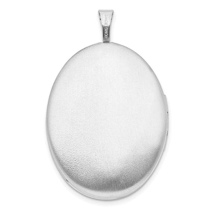 Sterlingsilber Rhodiniert Goldfarben Biene & Honeycomb 26x20mm Oval Medaillon