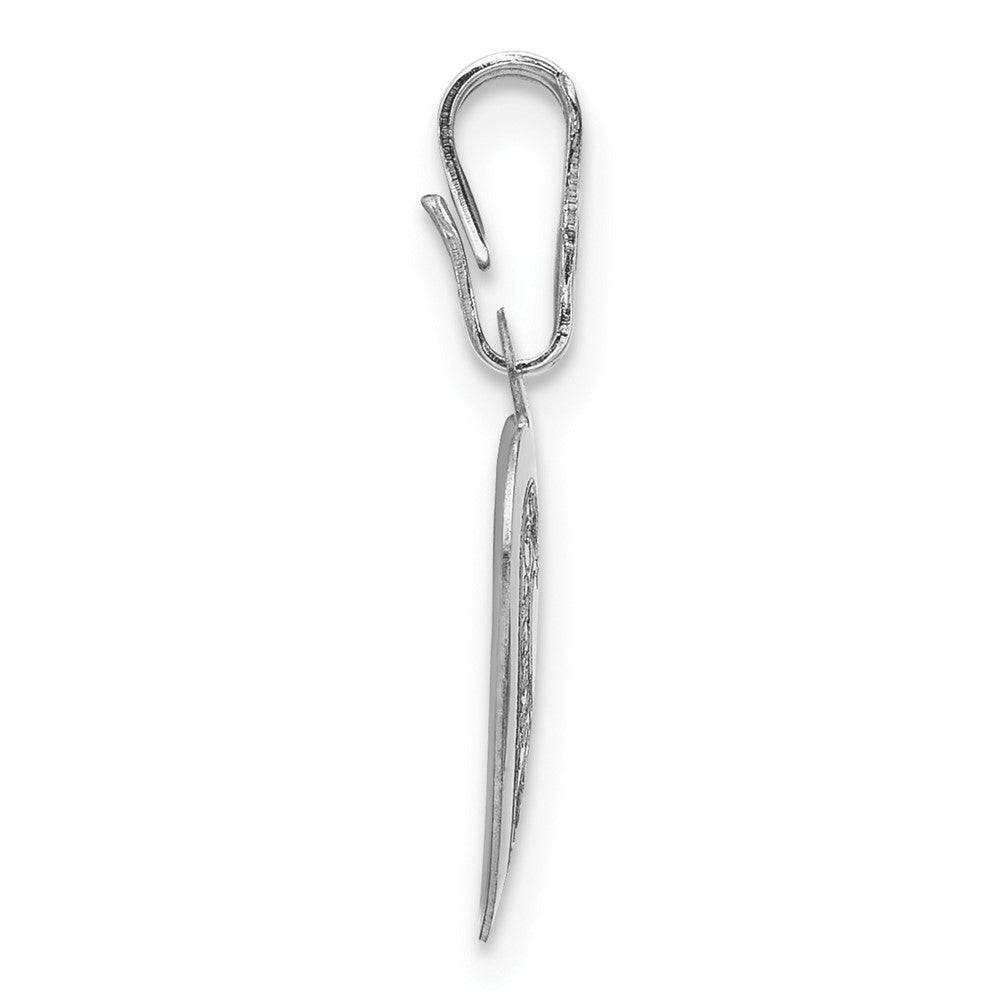 Sterlingsilber Rhodiniert Herz 20mm und 12mm Medaillon/pendant Set