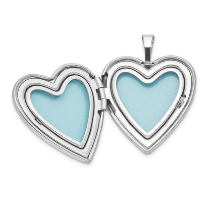 Sterlingsilber Rhodiniert I Liebe You.. 20mm/12mm Medaillon/pendant Set