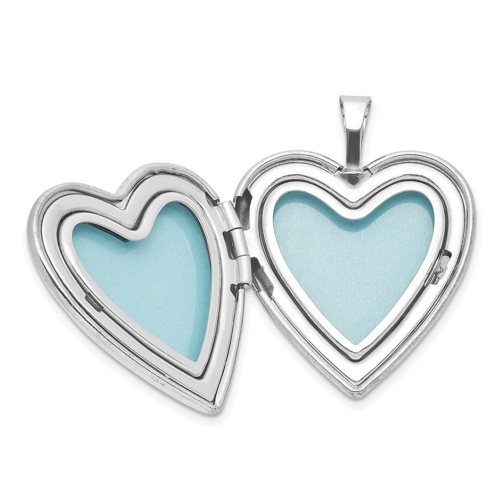 Sterlingsilber Rhodiniert You Are My.. 20mm/12mm Medaillon/pendant Set