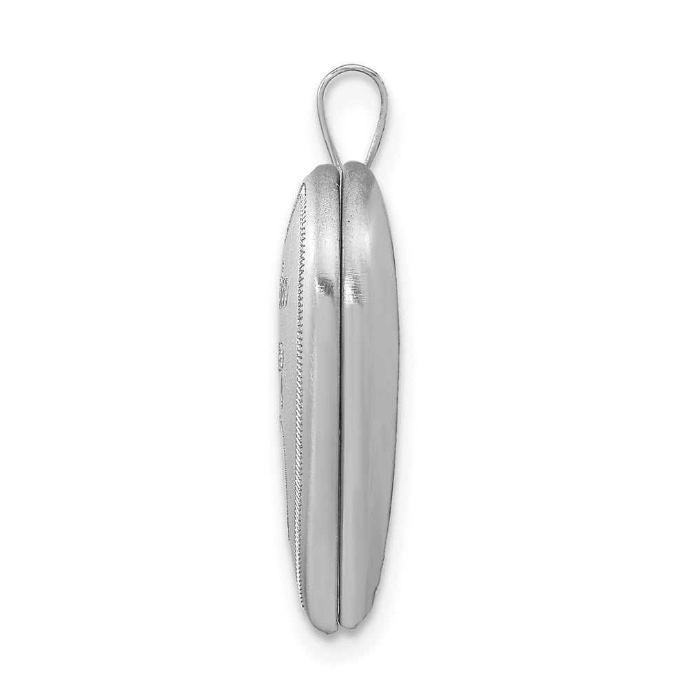 Sterlingsilber Rhodiniert 20mm für Immer in My Herz Medaillon