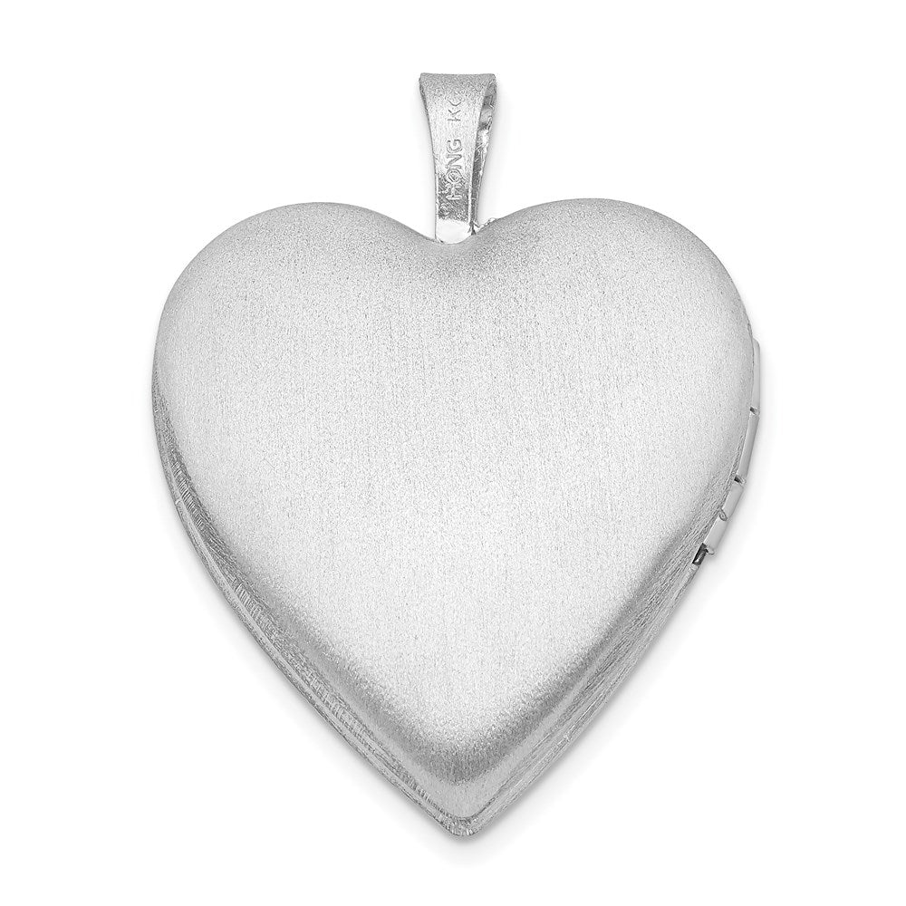 Sterlingsilber Rhodiniert 20mm Emailliert Schmetterling Herz Medaillon