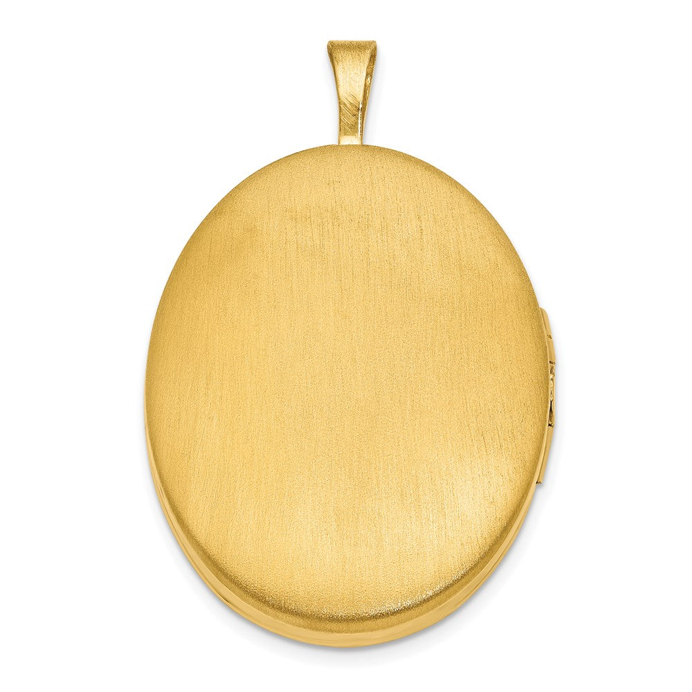 Sterlingsilber & Vergoldet für Immer Man Woman Oval Medaillon