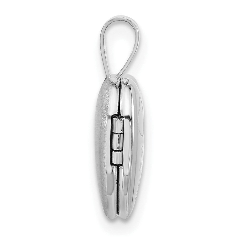 Sterlingsilber It A Mädchen 12mm Herz Medaillon