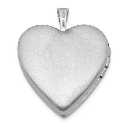 Sterlingsilber Satiniert Emailliert Mis Quince Schmetterling Herz Medaillon