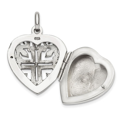 Sterlingsilber Herz Medaillon