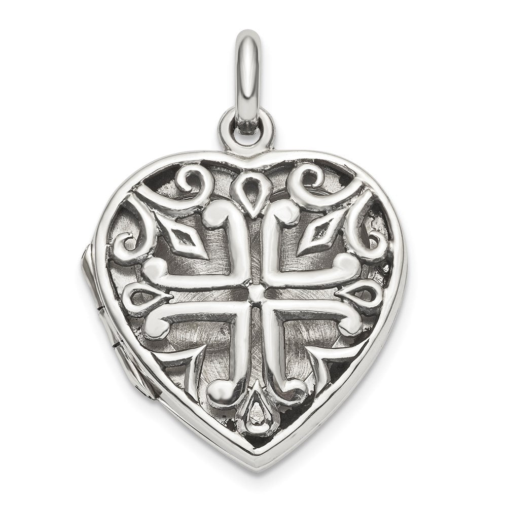 Sterlingsilber Herz Medaillon