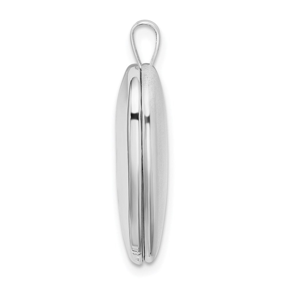 Sterlingsilber Rhodiniert 20mm für Immer in My Herz Medaillon