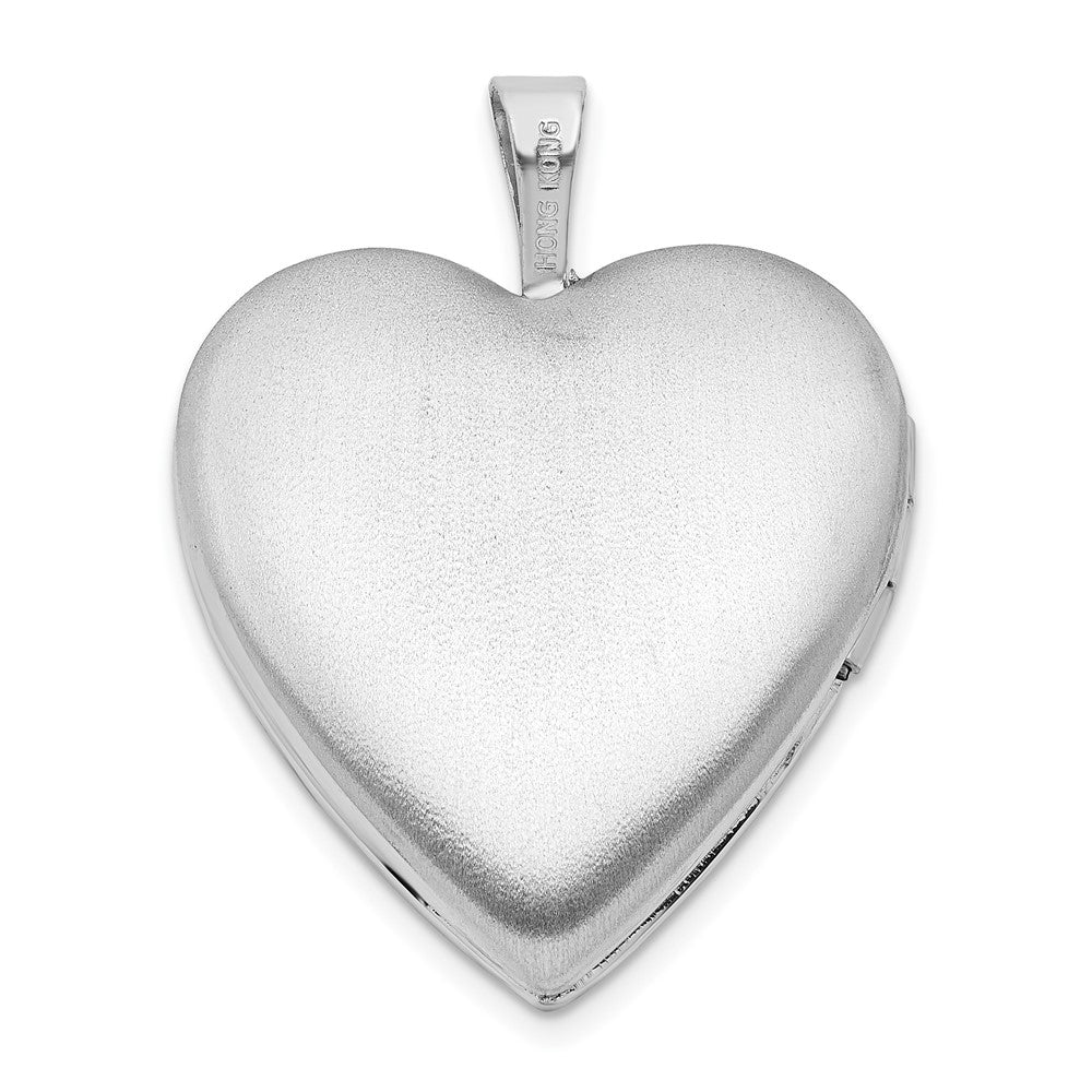 Sterlingsilber Rhodiniert 20mm für Immer in My Herz Medaillon