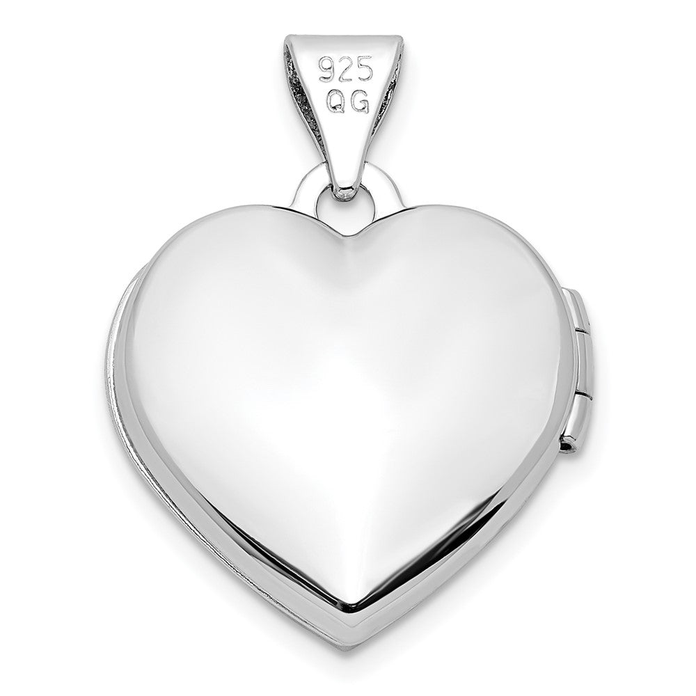 Sterlingsilber Rhodiniert Goldfarben Preciosa Kristall Mama Herz Medaillon