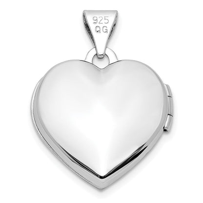 Sterlingsilber Rhodiniert Goldfarben Preciosa Kristall Mama Herz Medaillon