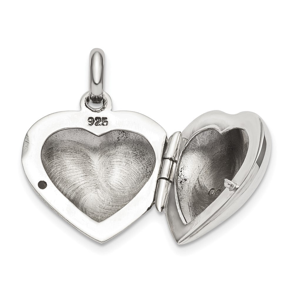 Sterlingsilber Herz Medaillon