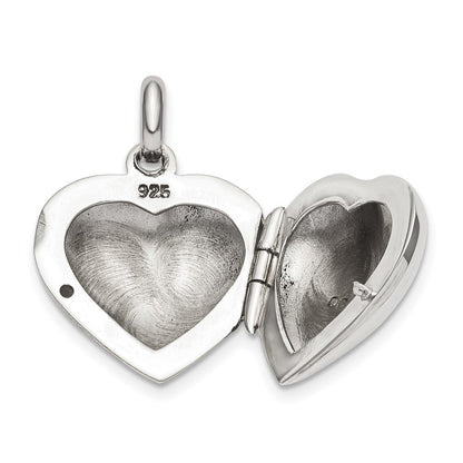 Sterlingsilber Herz Medaillon