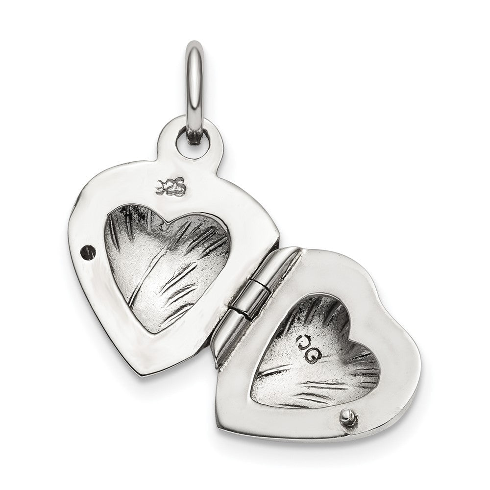 Sterlingsilber Herz Medaillon