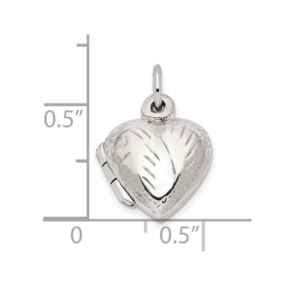 Sterlingsilber Herz Medaillon