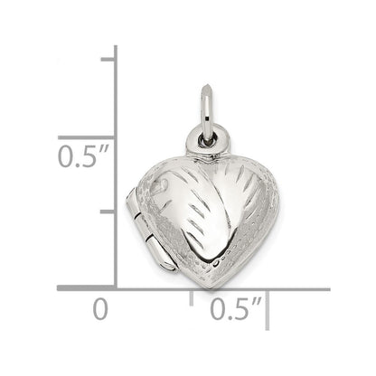 Sterlingsilber Herz Medaillon