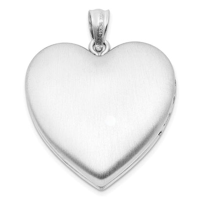 Sterlingsilber Rhodiniert für Immer in My Herz Ash Halter Medaillon