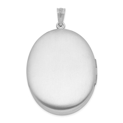 Sterlingsilber Rhodiniert Diamant Stern Ash Halter Oval Medaillon