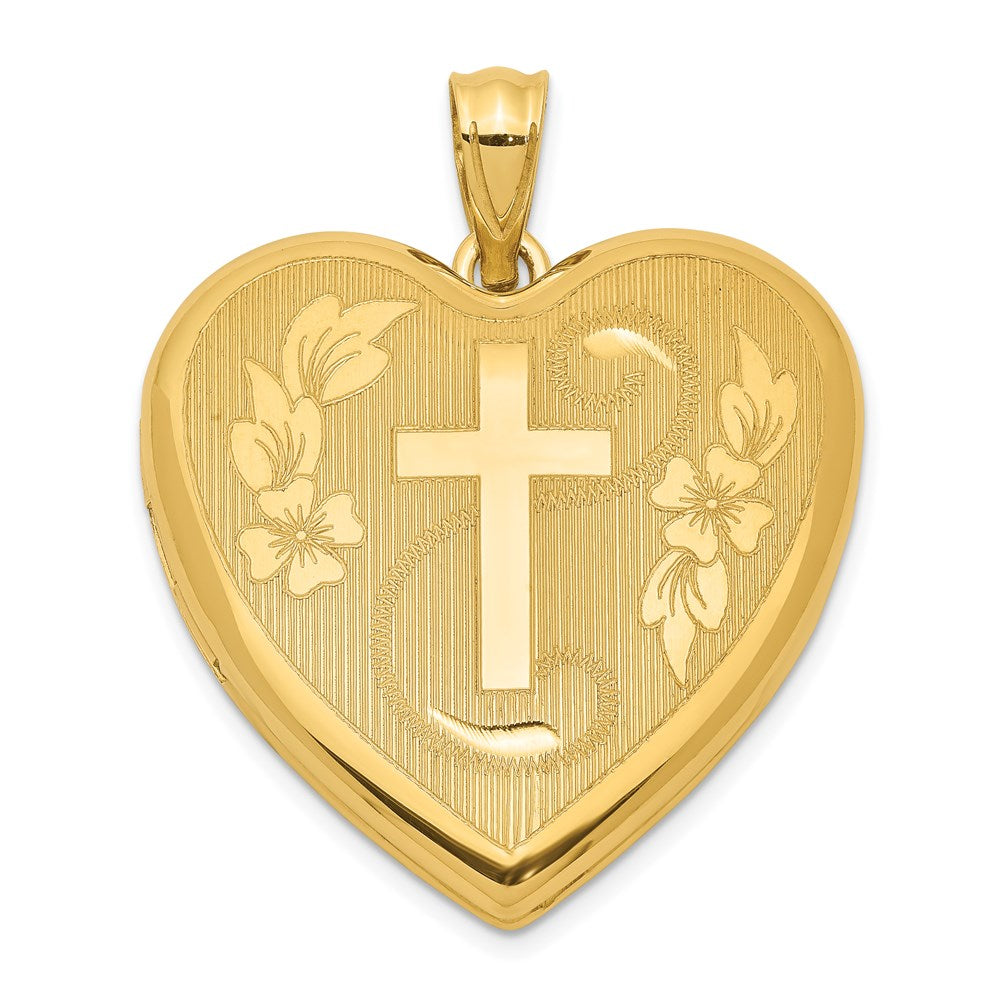 Ss/vergoldet Sterlingsilber Goldfarben Blumen Kreuz Ash Halter Herz Medaillon