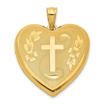 Ss/vergoldet Sterlingsilber Goldfarben Blumen Kreuz Ash Halter Herz Medaillon
