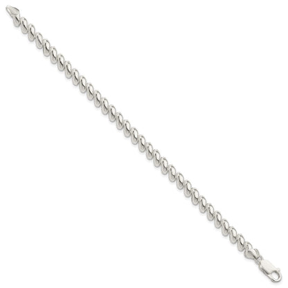 7.5 Zoll Sterlingsilber 7mm San Marco Armband