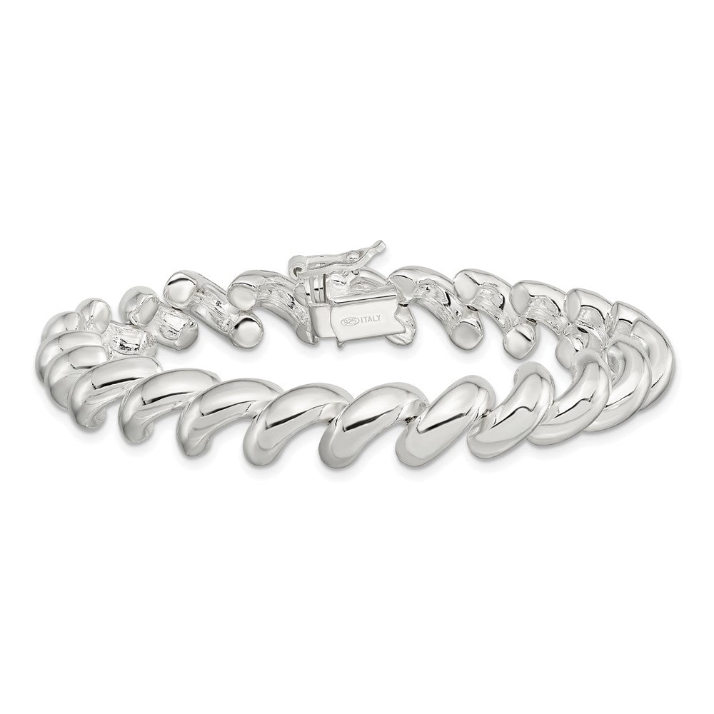 7 Zoll Sterlingsilber 10mm San Marco Armband