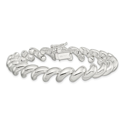 7 Zoll Sterlingsilber 10mm San Marco Armband