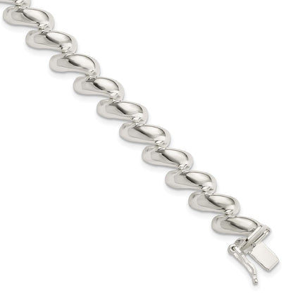 7 Zoll Sterlingsilber 10mm San Marco Armband