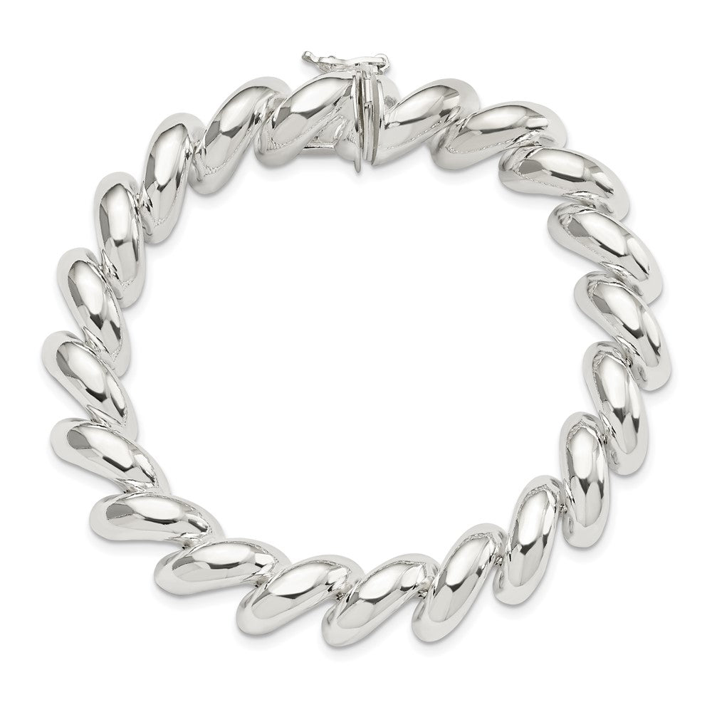 Sterlingsilber 12mm San Marco Armband