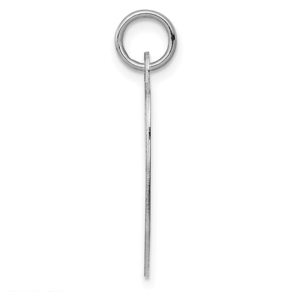 Sterlingsilber Rhodiniert Gravierbar Junge Plättchen Charm