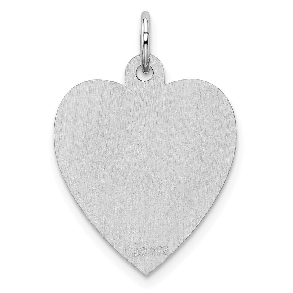 Sterlingsilber Rhodiniert Gravierbar Junge Plättchen Charm