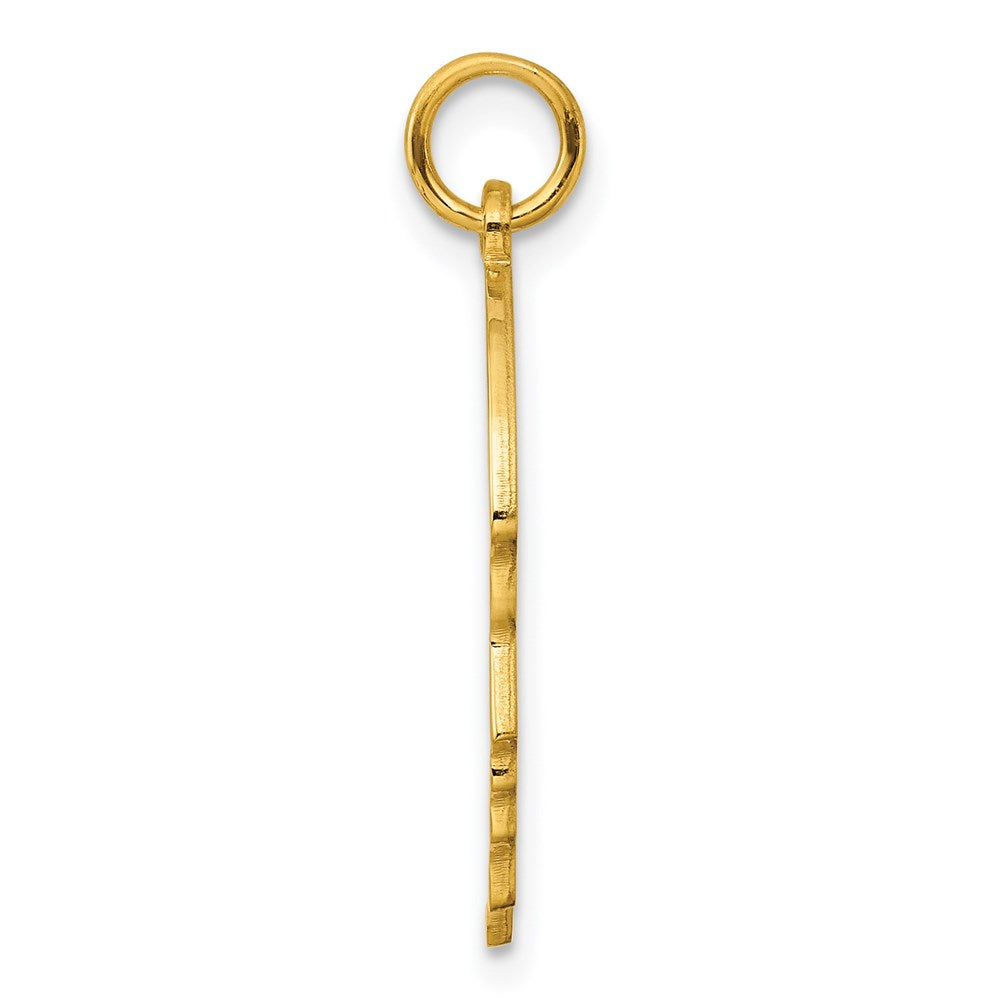Ss/vergoldet Sterlingsilber Gp Gravierbar Junge Poliert Plättchen Charm