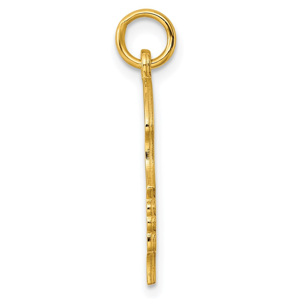 Ss/vergoldet Sterlingsilber Gp Gravierbar Mädchen Poliert Plättchen Charm