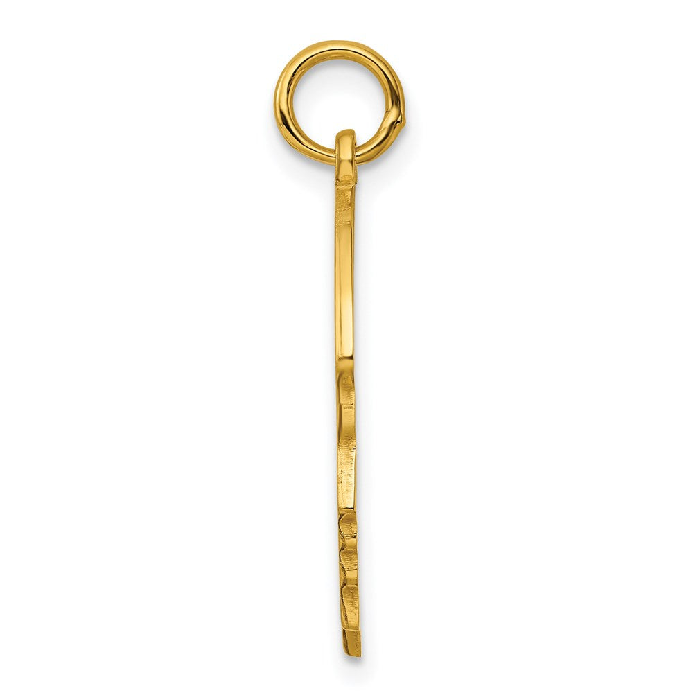 Ss/vergoldet Sterlingsilber Gp Gravierbar Junge Poliert Plättchen Charm