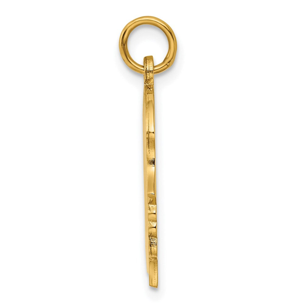 Ss/vergoldet Sterlingsilber Gp Gravierbar Mädchen Poliert Plättchen Charm