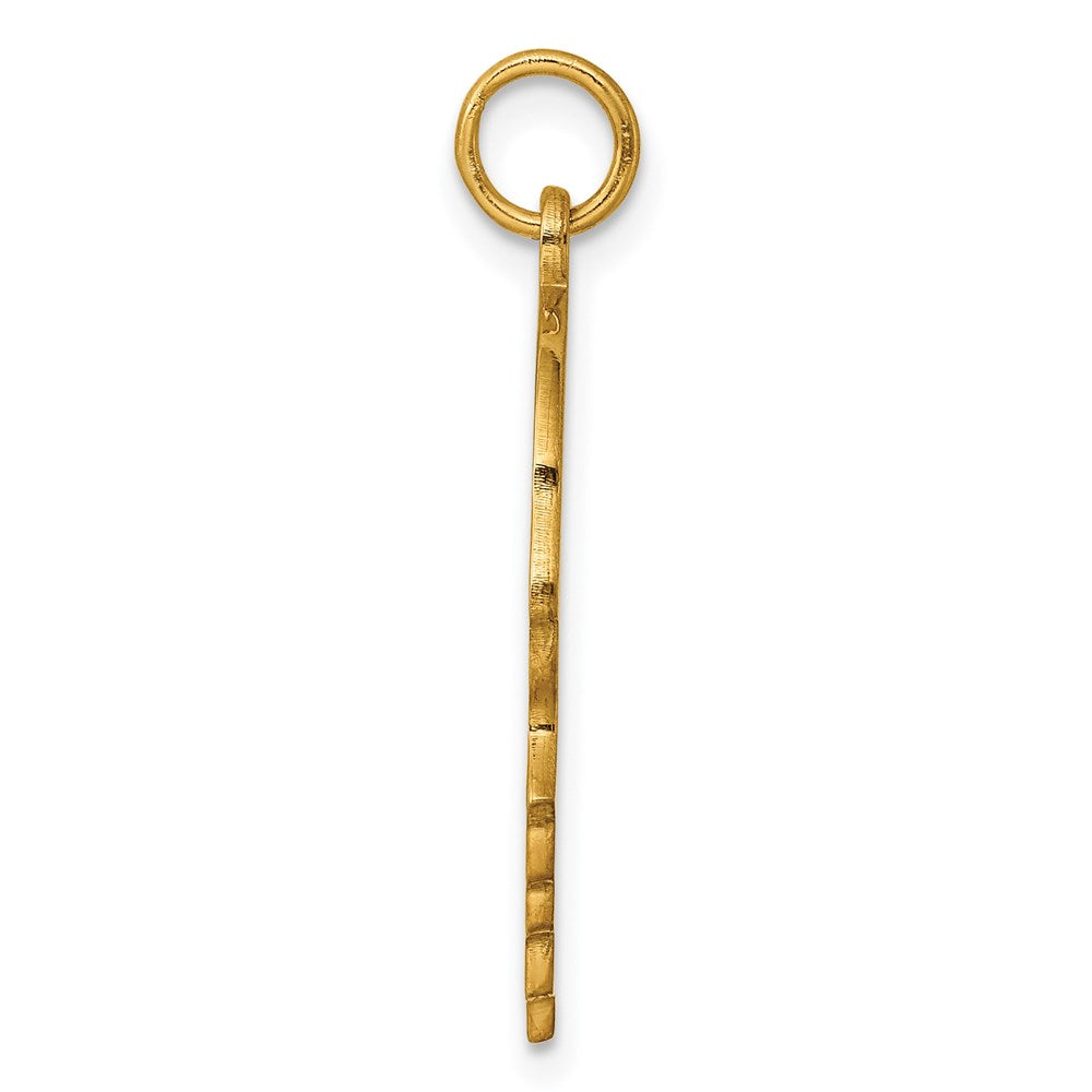 Ss/vergoldet Sterlingsilber Gp Gravierbar Junge Poliert Plättchen Charm