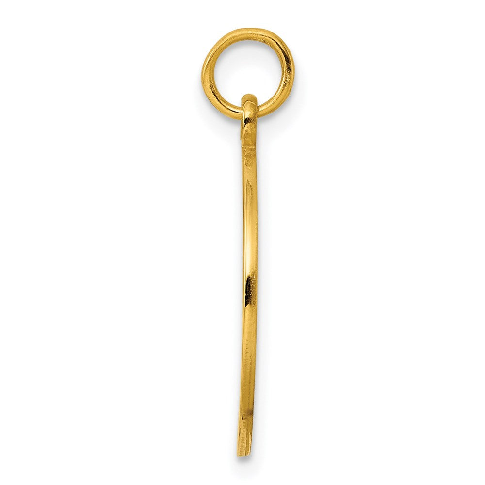 Ss/vergoldet Sterlingsilber Gp Gravierbar Rund Poliert Plättchen Charm