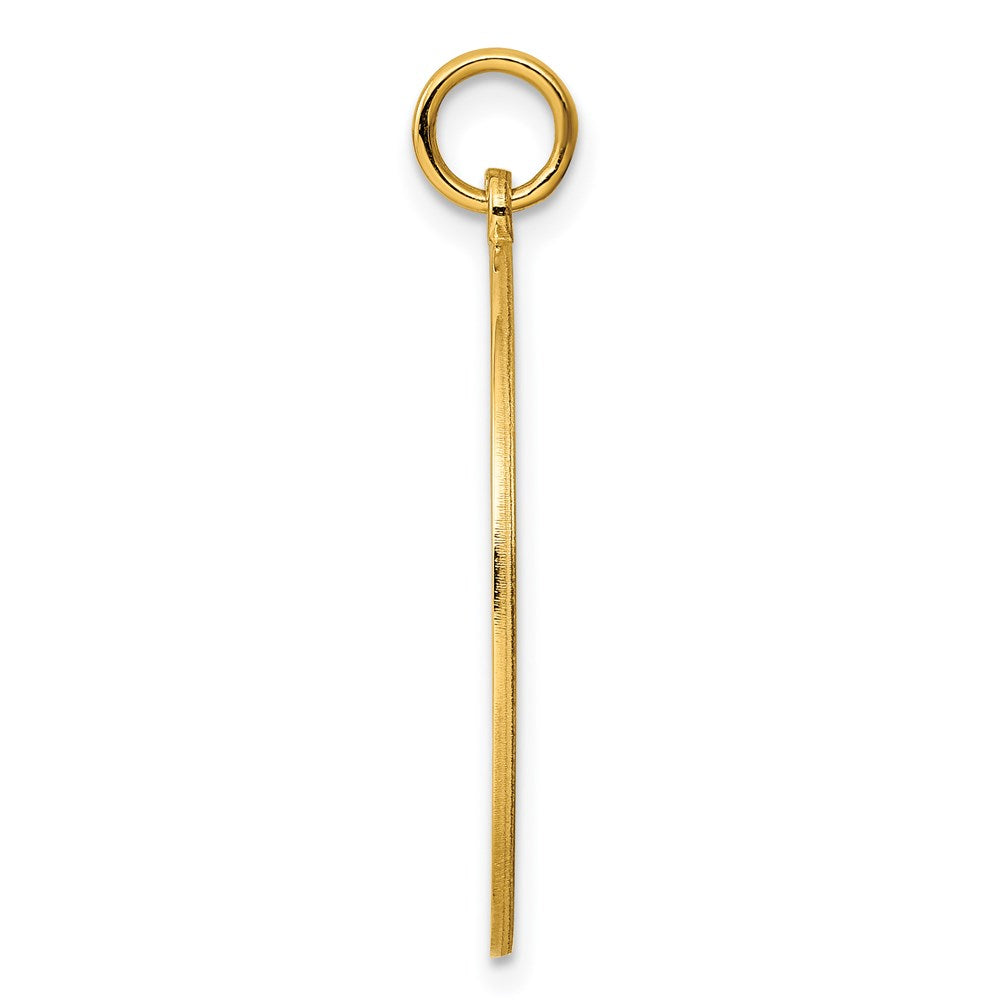 Ss/vergoldet Sterlingsilber Gp Gravierbar Rund Poliert Plättchen Charm