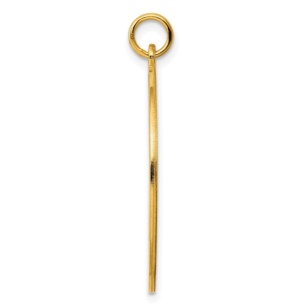 Ss/vergoldet Sterlingsilber Gp Gravierbar Rund Poliert Plättchen Charm